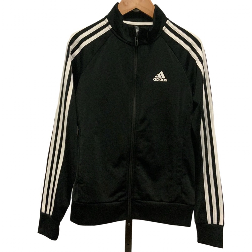 Adidas Black Track Jacket - Size XS